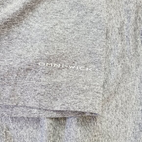 Columbia Mens XL Heather Grey Omni-Wick Regular Fit Performance T-Shirt - Picture 6 of 10